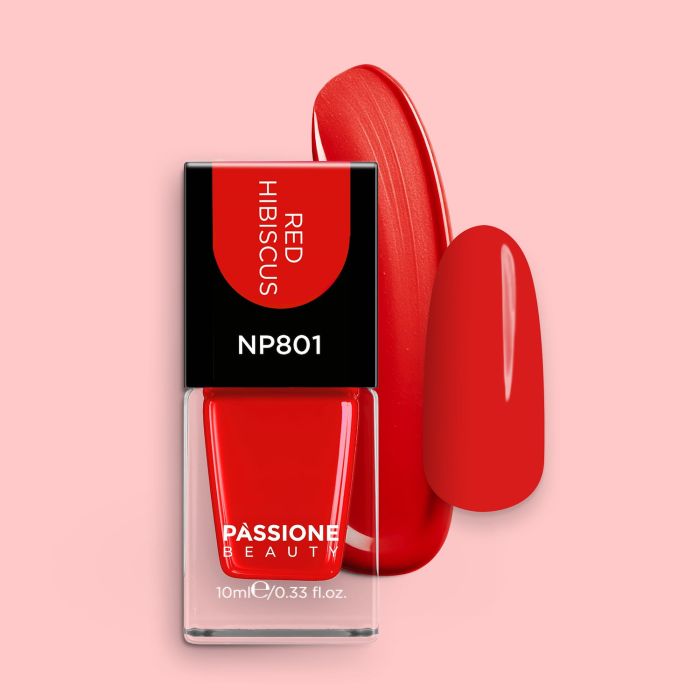 Vernis NP801 Red Hibiscus - Vernis rouge corail