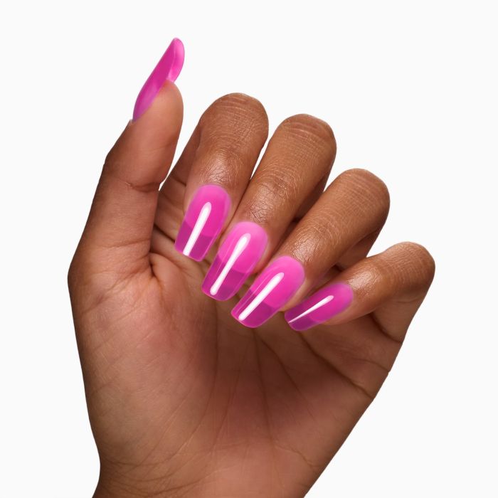 Gel de construction Glass Fuchsia - 15ml - Gel de construction fuchsia effet verre - 15ml - détail 1