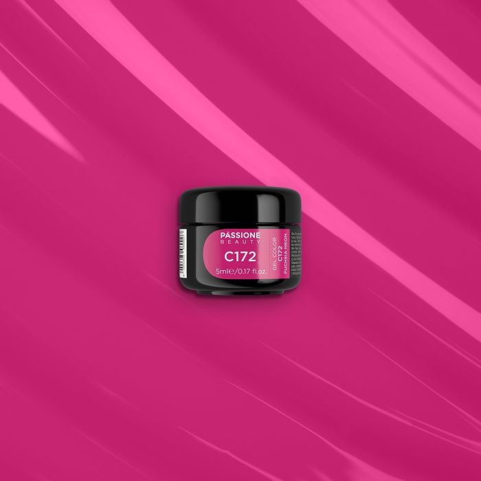 Gel Colorato C172 Fuchsia Neon - Gel colorato fucsia tendente al ciclamino - dettaglio 1