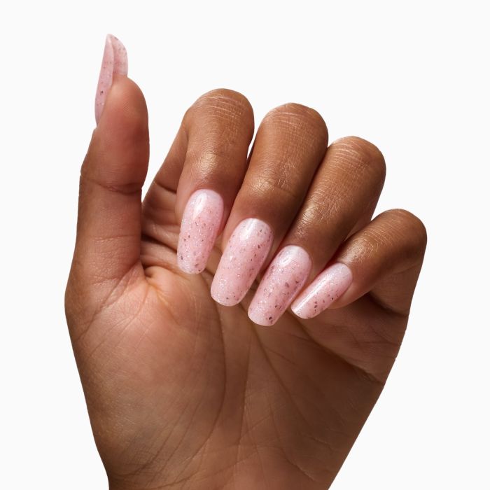 Gel constructor Marble Quartz Rose Flakes - 15ml - Gel constructor con purpurina para coberturas y reconstrucciones - detalle 2