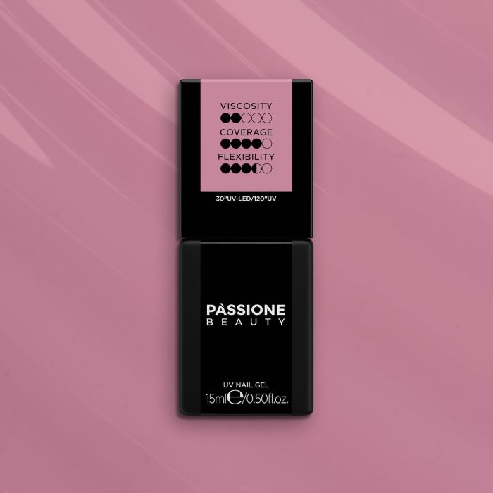 HD Base Pink 15 ml - Base Rubber Semipermanente Rosa oscuro - detalle 1