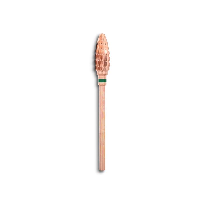 Carbide Rose Gold Flame Nail Drill Bit
