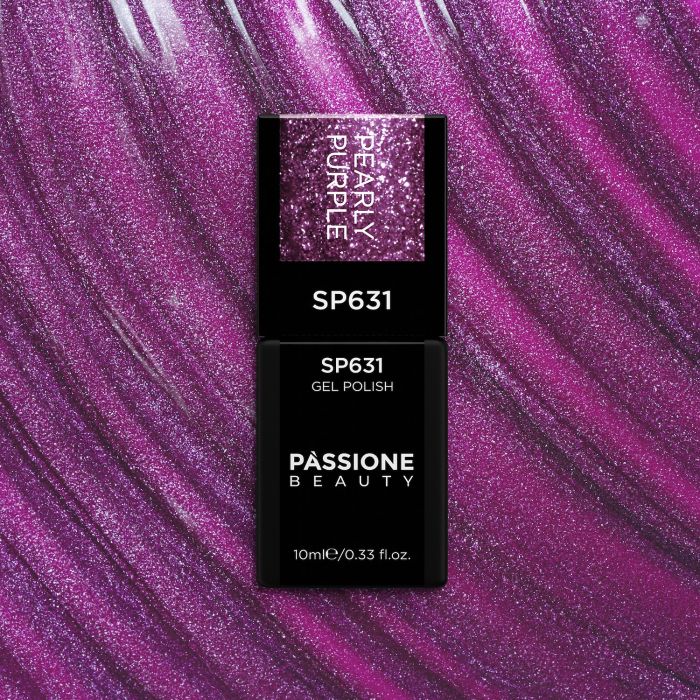 Vernis semi-permanent SP631 Pearly Purple - Vernis Semi-permanent violet métallisé - détail 2