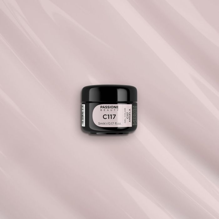 Gel Color C117 Angela - Gel color en tonos beige-rosa - detalle 1