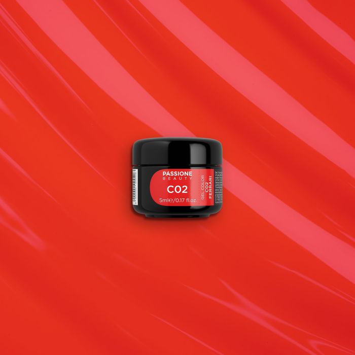Gel Couleur C02 Ferrari - Gel couleur rouge vif - détail 2