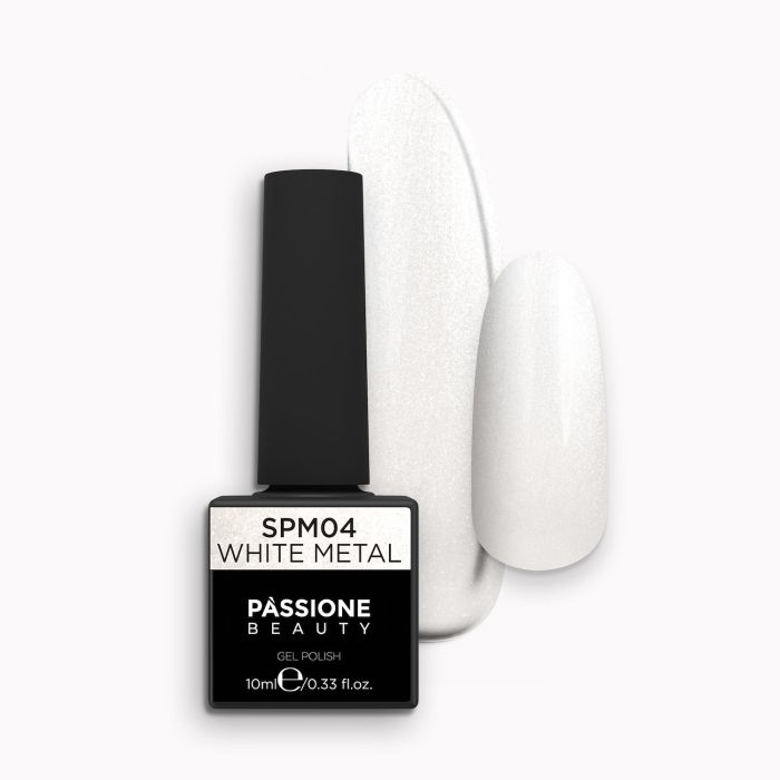 Vernis semi-permanent SPM04 White Metal
