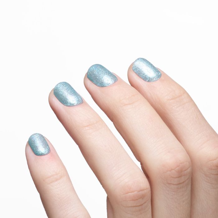 Esmalte semipermanente SP675 Sparkling Blue detalle