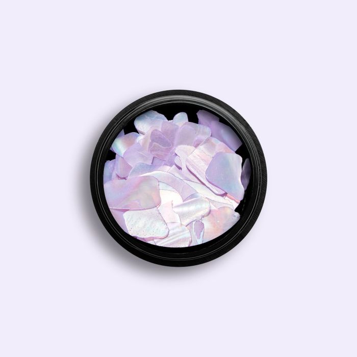 Lilac Mermaid Crushed Shell