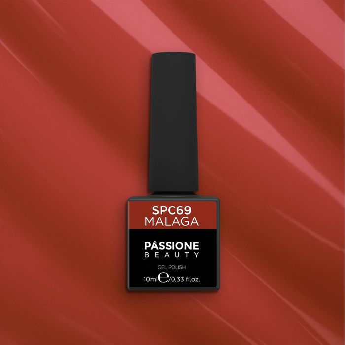 Gel Nail Polish GPC69 Malaga  - GPC69 Malaga gel polish, Brick Red - detail 2
