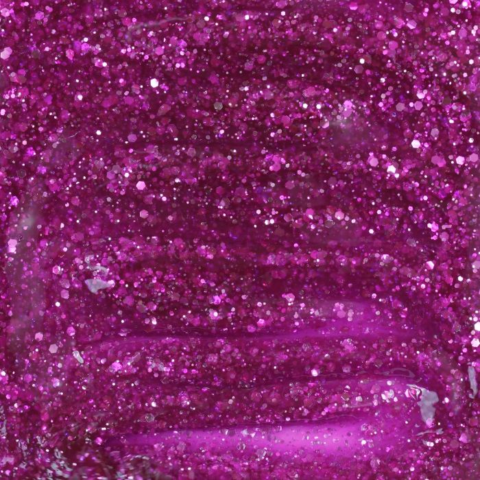 Application de Glass Glitter Fuchsia 15ml