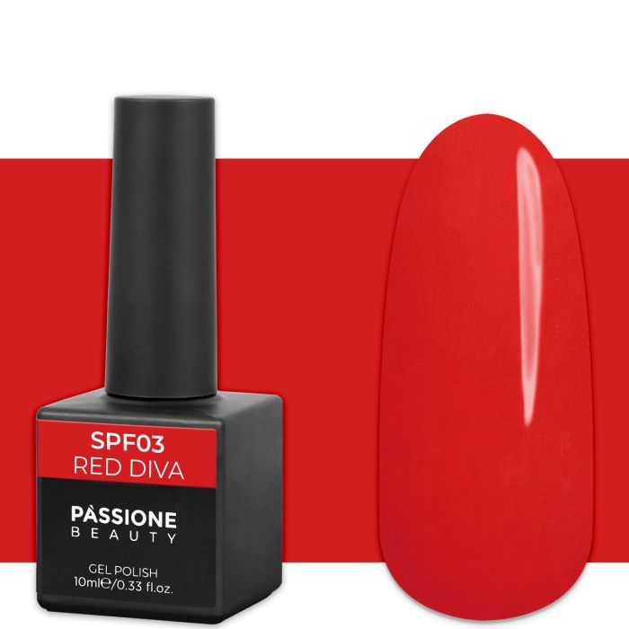 Esmalte Semipermanente SPF03 Red Diva