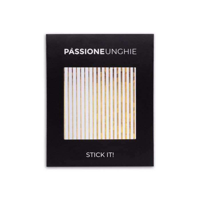 Holo Gold Strip - Stickers