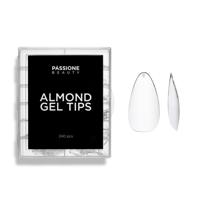 Almond Gel Tips 240 pcs