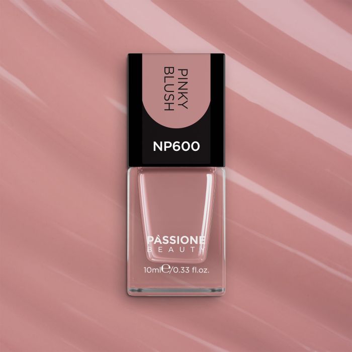 Smalto NP600 Pinky Blush - Smalto color rosa nude tendente al malva - dettaglio 2