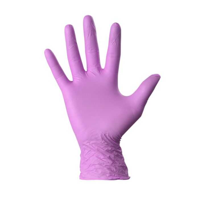Nitril Orchid Gloves L