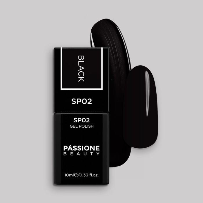 Gel Nail Polish GP02 Black 
