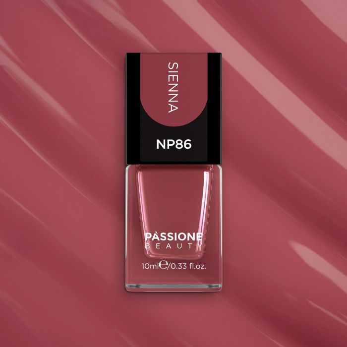 Smalto NP86 Sienna - Smalto color rosa mattone scuro - dettaglio 2