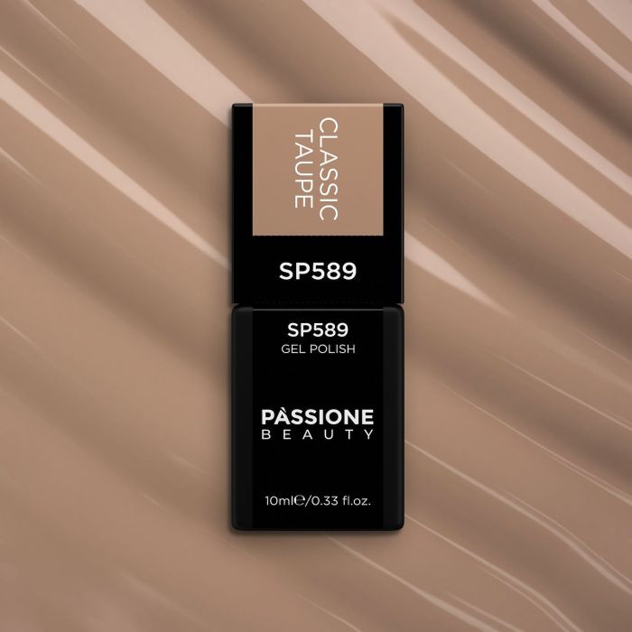 Gel Nail Polish SP589 Classic Taupe - Light Taupe Gel Polish - detail 2
