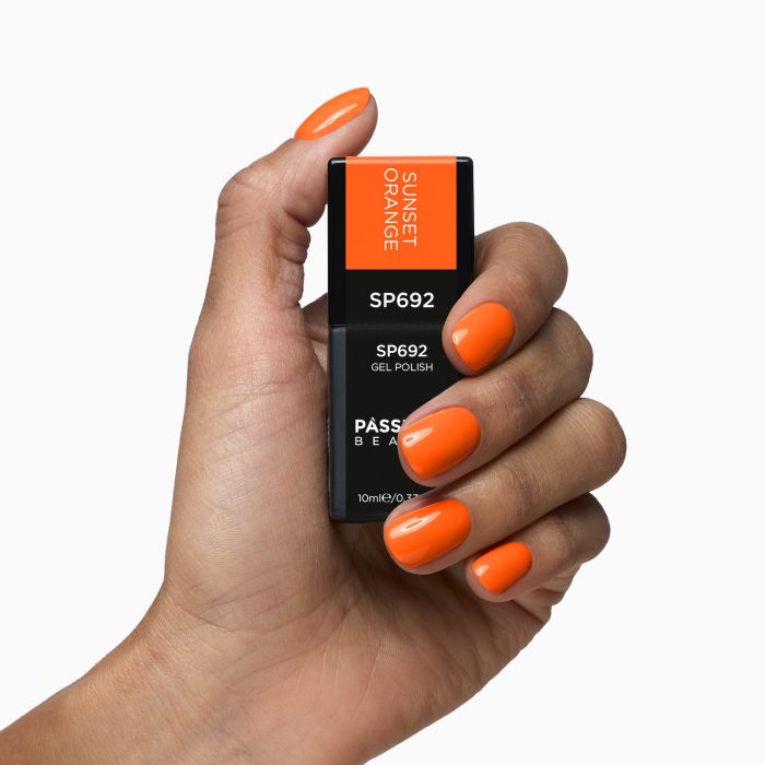 Vernis semi-permanent SP692 Sunset Orange détail