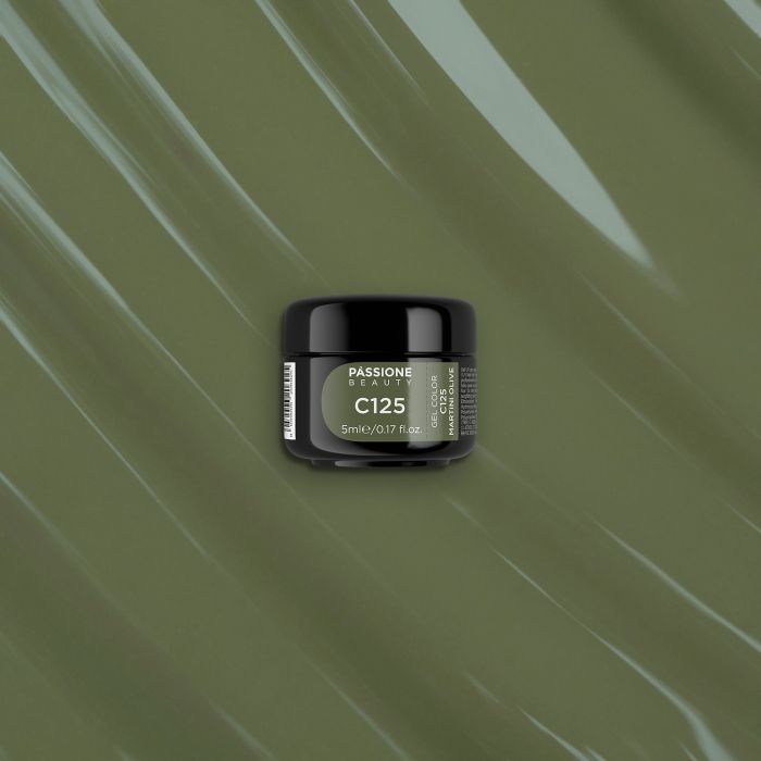 Gel Color C125 Martini Olive - Gel color verde oliva  - detalle 1
