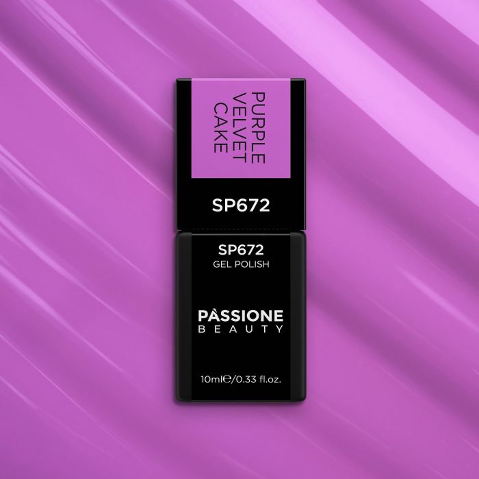 Vernis semi-permanent SP672 Purple Velvet Cake - Vernis semi-permanent violet pastel - détail 1