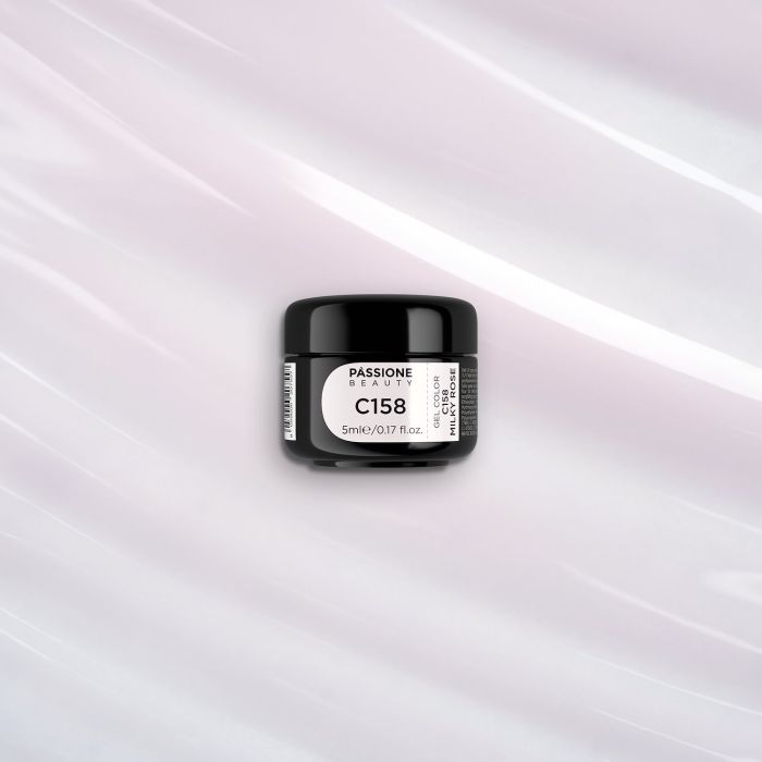 Gel Color C158 Milky Rose - Gel color rosa lechoso - detalle 1