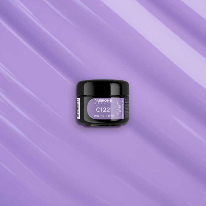 Gel Color C122 Crocus Petal - Gel color lilla scuro - dettaglio 2