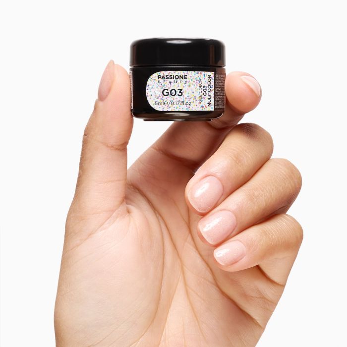 Gel Glitter G3 Multicolor dettaglio