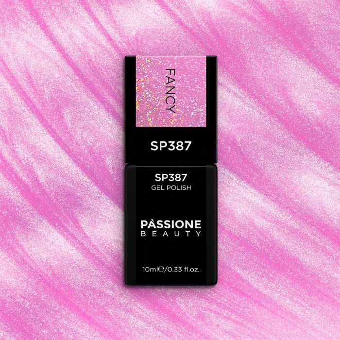Gel Nail Polish SP387 Fancy - Fuchsia Gel Polish with Cat Eye Effect - detail 2