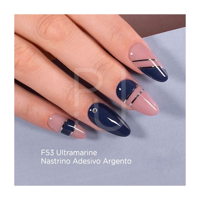 Silver Adhesive Stripes detail