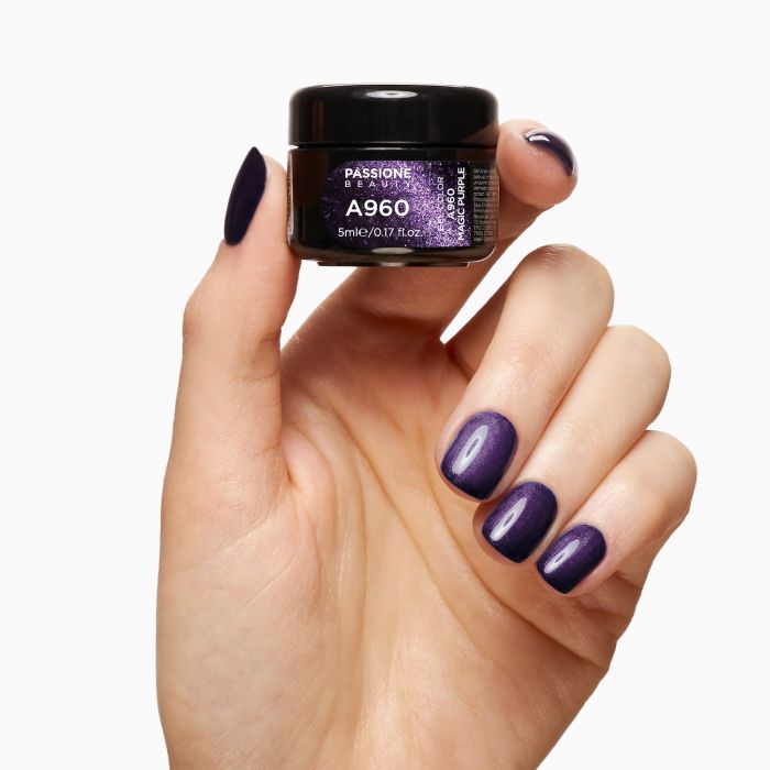 Gel colour A960 Magic Purple detail