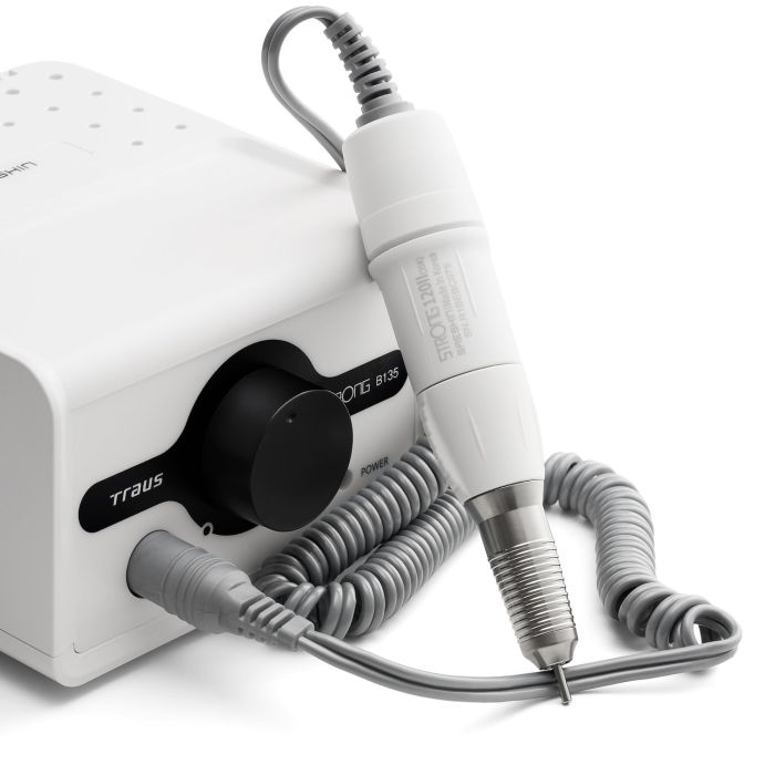 Ponceuse Saeshin Strong B135 avec manche 120II blanc détail