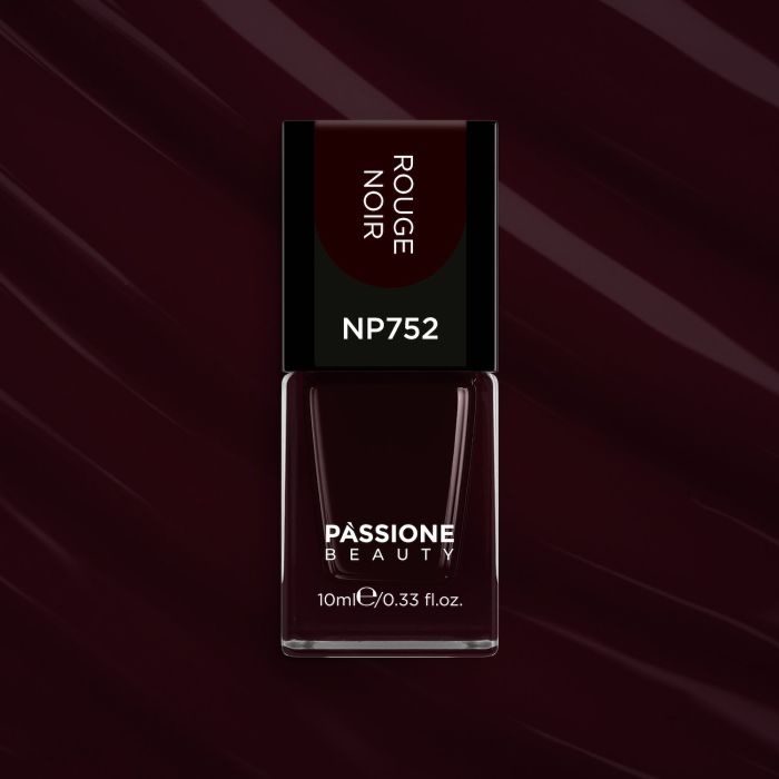 Vernis NP752 Rouge Noir détail