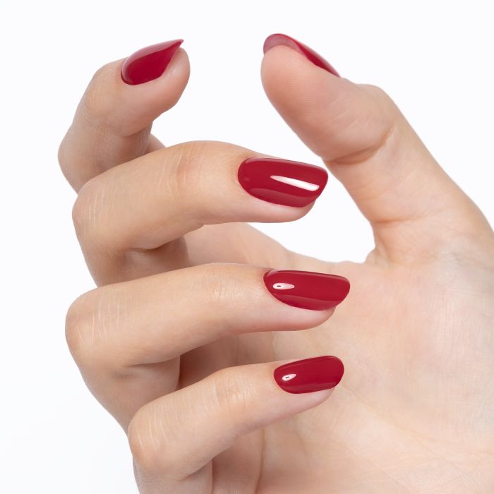 Esmalte semipermanente SP626 Berry Red detalle