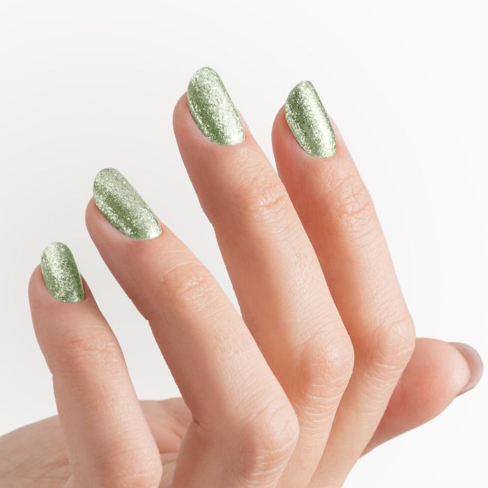 Vernis semi-permanent SP628 Shine Green détail