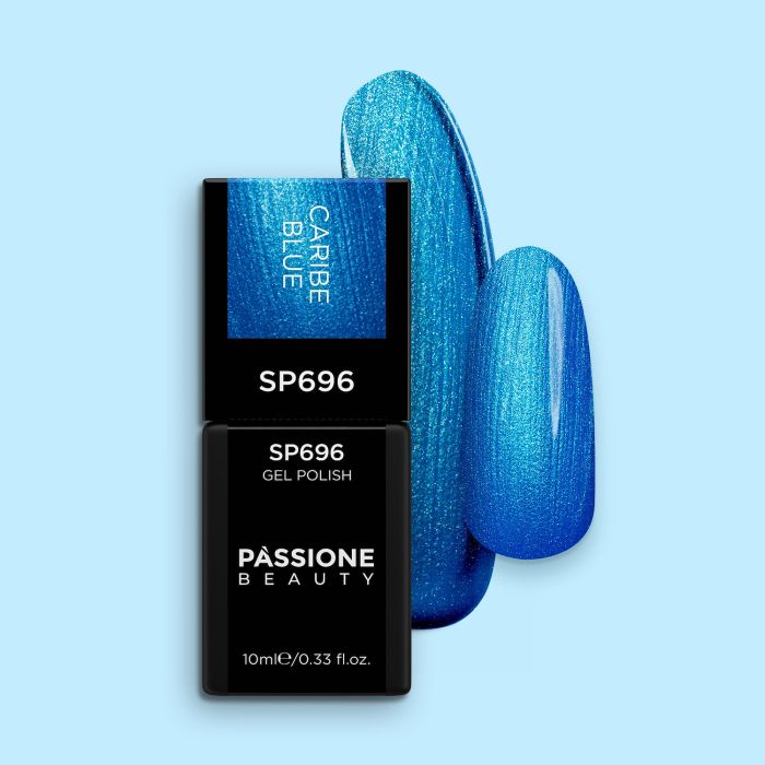 Vernis semi-permanent SP696 Caribe Blue