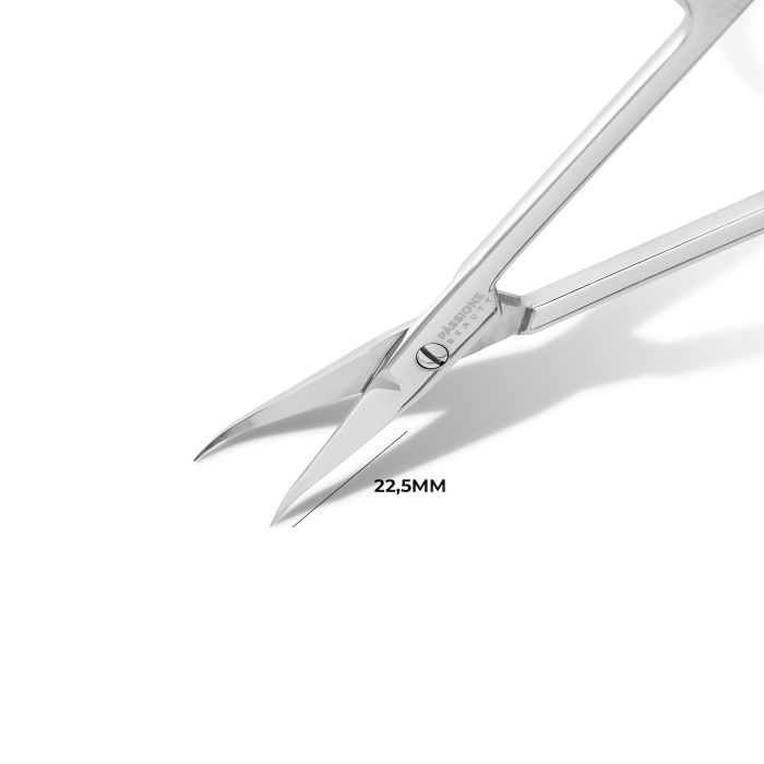 Ciseaux incurvées Precision pour cuticules – lame 22,5mm détail