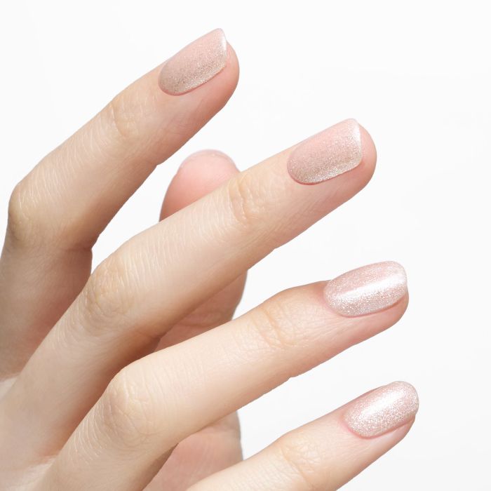 Vernis semi-permanent SP677 Glitter Coral détail