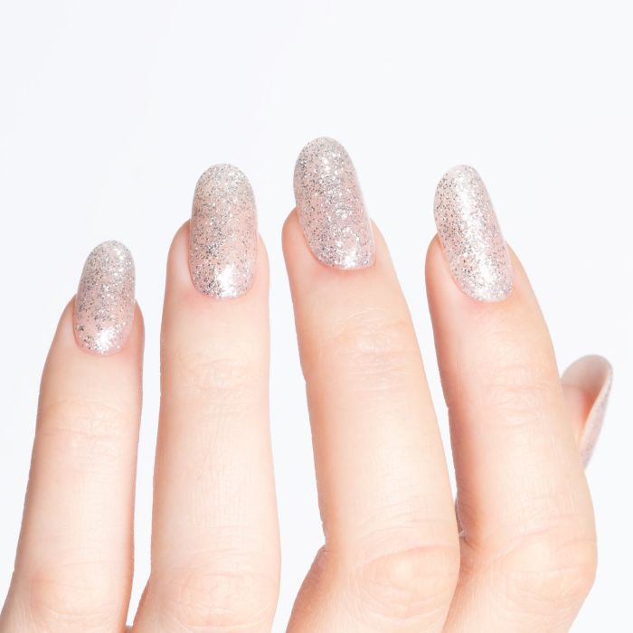 Esmalte semipermanente SP639 Frozen Silver detalle