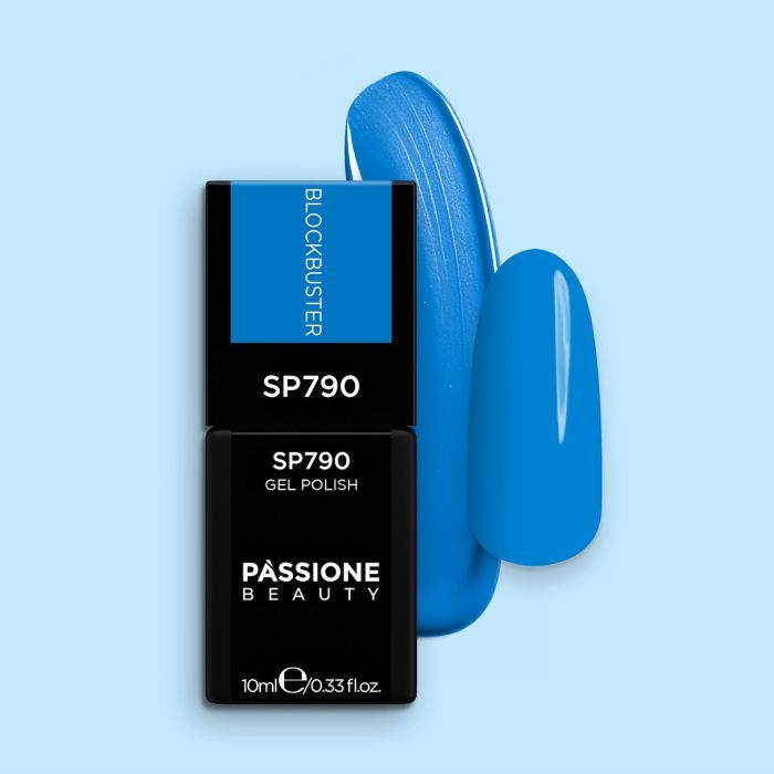 Smalto semipermanente SP790 Blockbuster  - Colore Semipermanente Blu elettrico