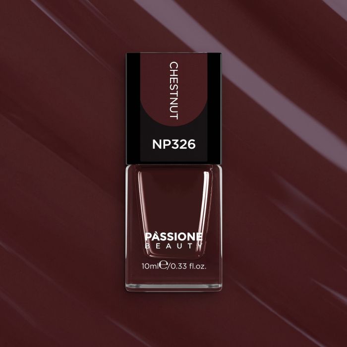 Smalto NP326 Chestnut - Smalto color marrone scuro - dettaglio 3