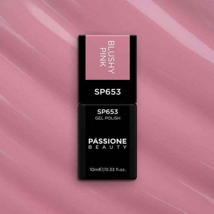 Vernis semi-permanent SP653 Blushy Pink - Vernis semi-permanent rose antique - détail 2
