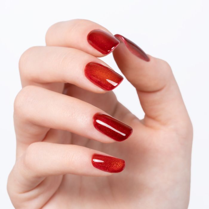 Esmalte semipermanente SP624 Red Cat’s Eyes detalle