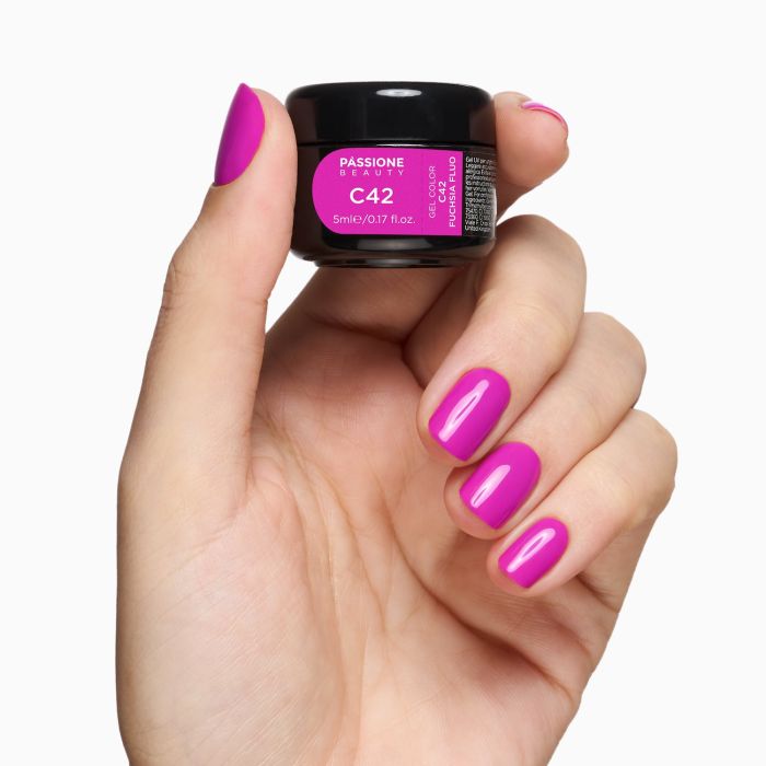 Gel Color C42 Fuchsia Fluo dettaglio
