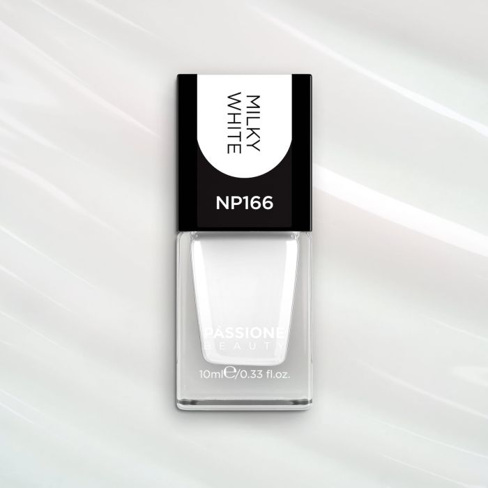 Smalto NP166 Milky White - Smalto color bianco lattiginoso - dettaglio 3