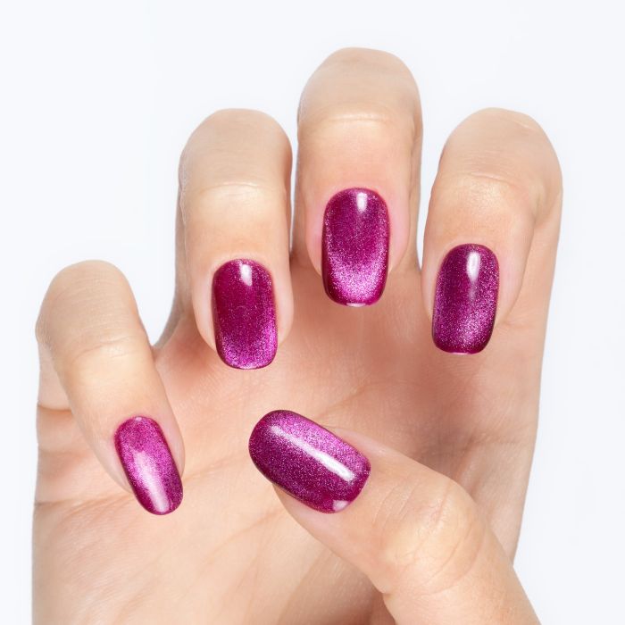 Esmalte semipermanente SP618 Fandango Velvet Cat’s Eyes detalle