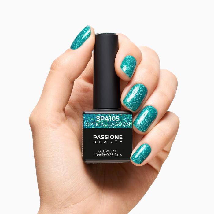 Gel Nail Polish GPA105 Optical Lagoon  detail