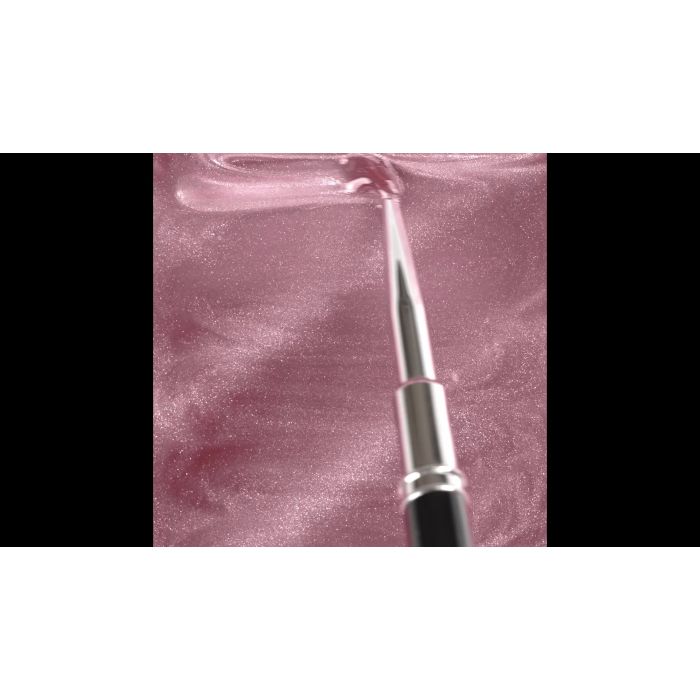 Application of Gel Nail Polish SP224 Soft Pink Cat Eye