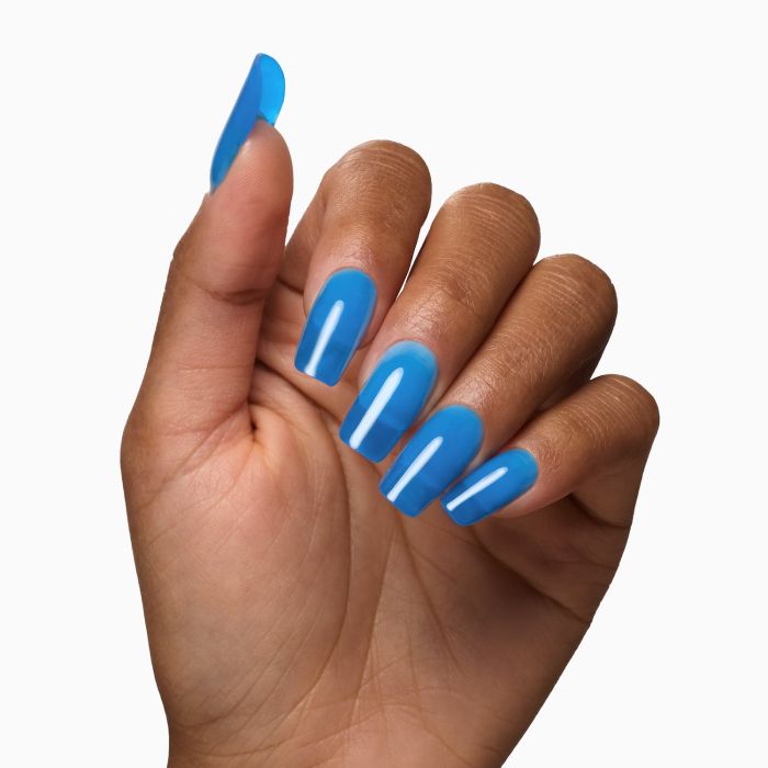 Gel constructor Glass Blue - 15ml - Gel constructor azul con efecto vidrio, 15 ml  - detalle 4