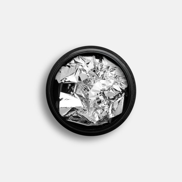 Silver Chrome Leaf